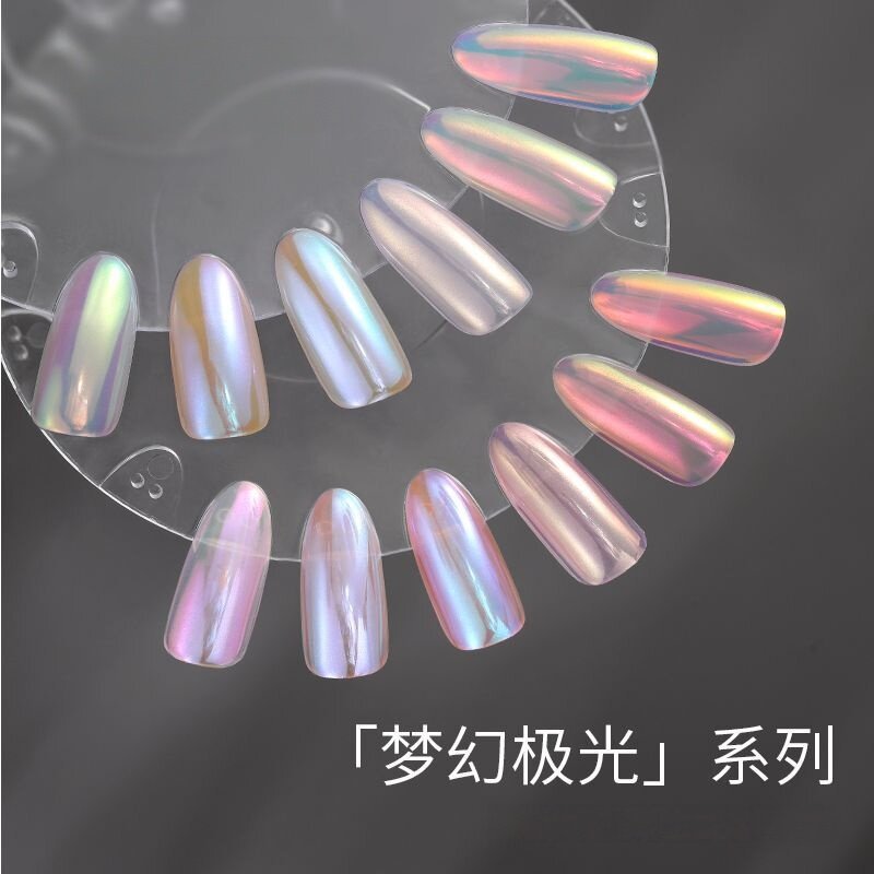 7カラーズ ユニコーン クローム ネオンパウダー ヒューマン - Dip Powder Nail のレビューと価格