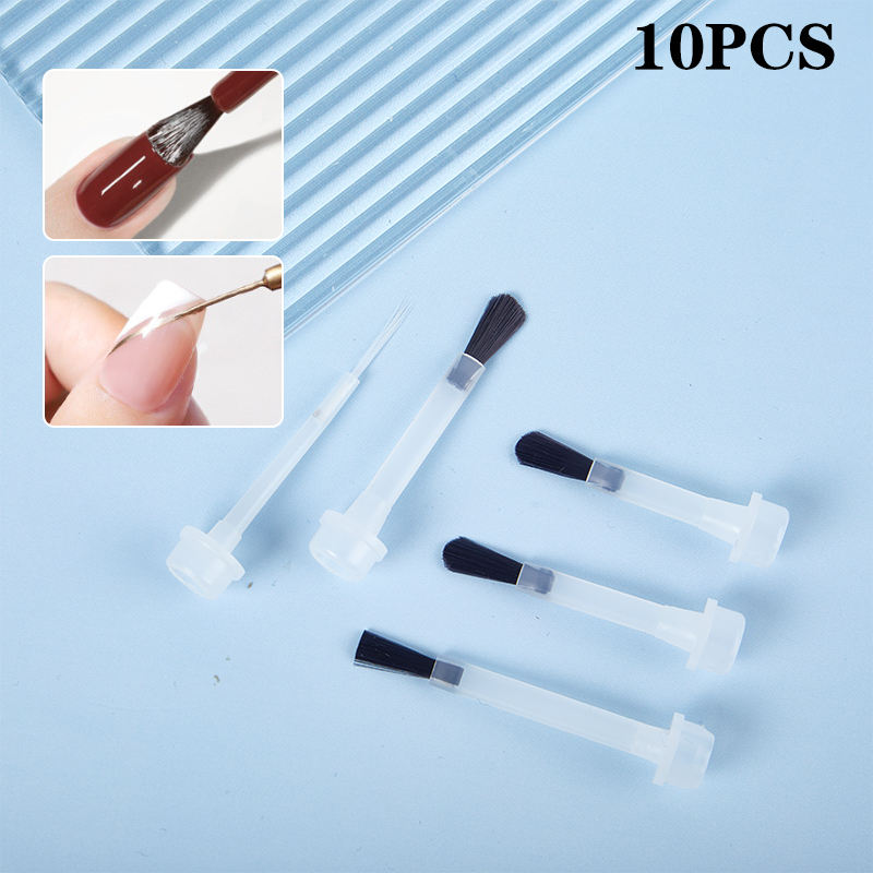 使い捨てネイルポリッシュブラシ,10個セット,アクリルアプリ - Dip Powder Nail のレビューと価格