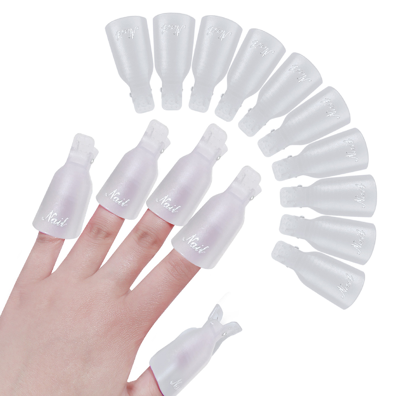10個入り/袋 マニキュアアート ディップキャップクリップ  - Nail Art Gel Polish のレビューと価格