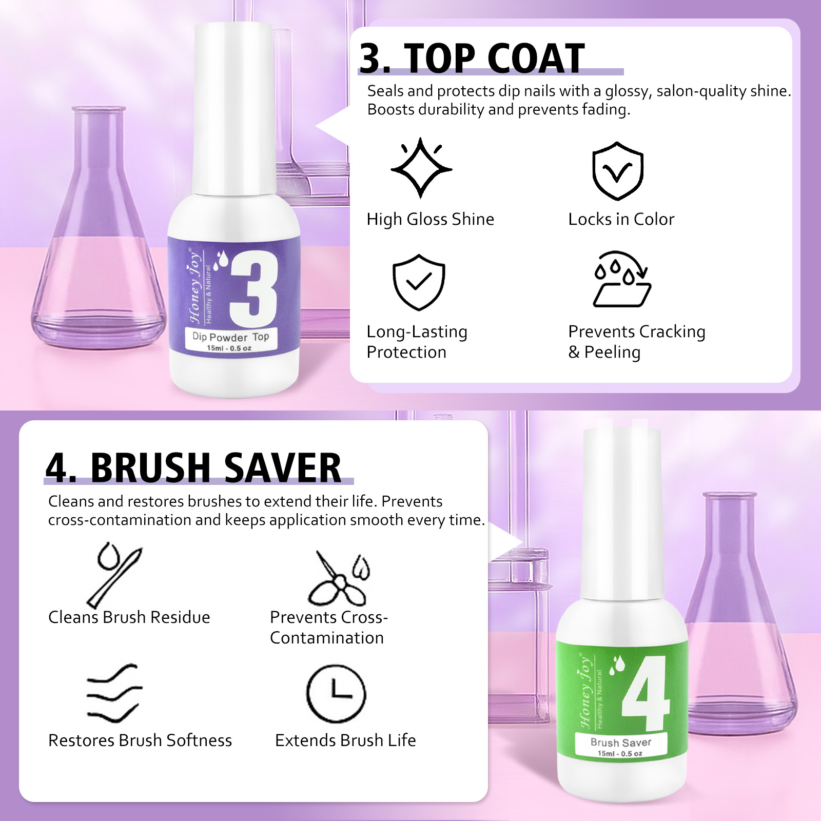 15 ミリリットルディッピングパウダーシステム液体セットジェ - Dip Powder Nail のレビューと価格