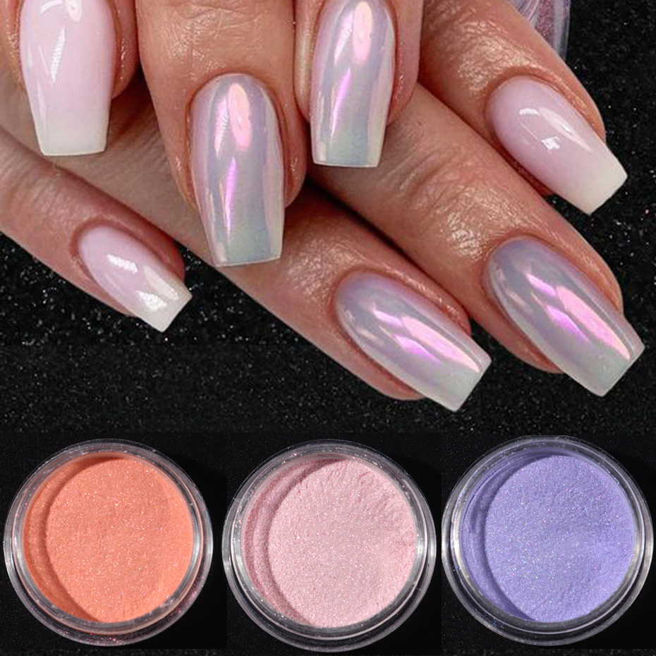 10 個セットネイルマーメイドディッピングパウダーオーロラ効 - Dip Powder Nail のレビューと価格