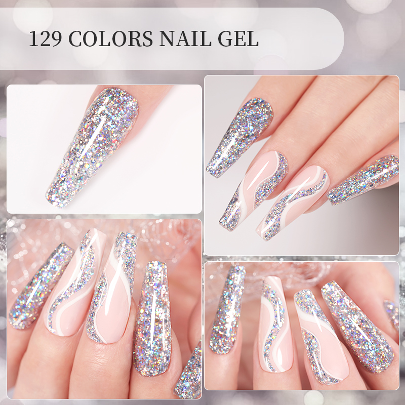 LILYCUTE 7ml グリッターネイルジェルポリッシュ  - Dip Powder Nail のレビューと価格