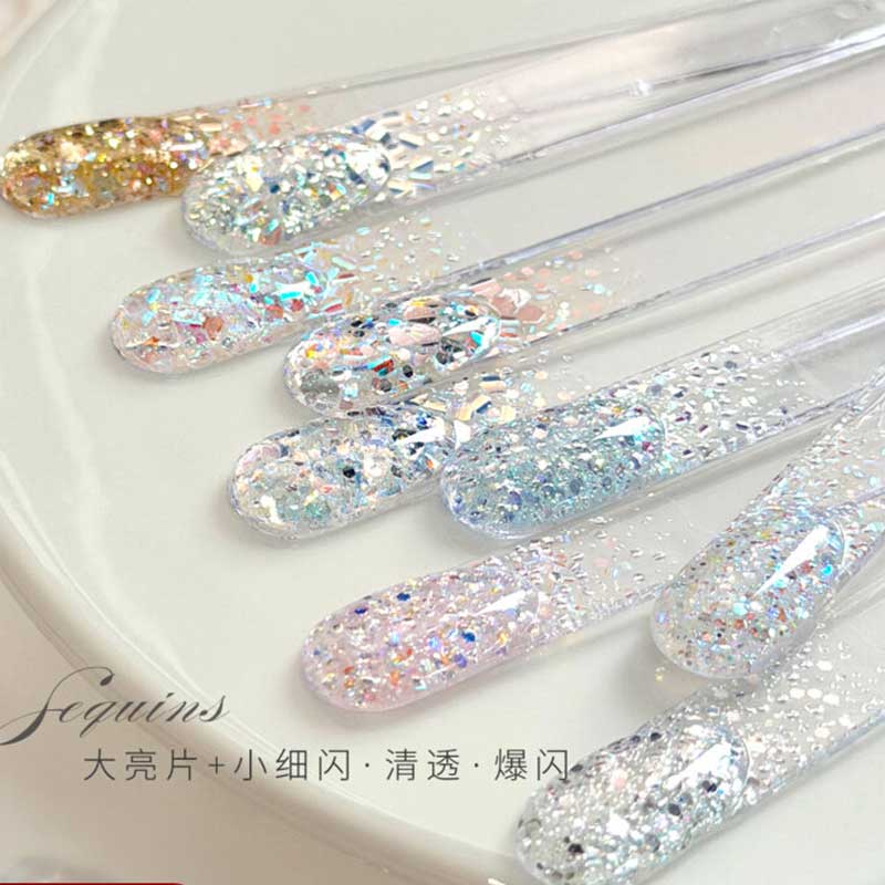 MR NAIL グリッター マーメイド バブルパウダー。きら - Dip Powder Nail のレビューと価格