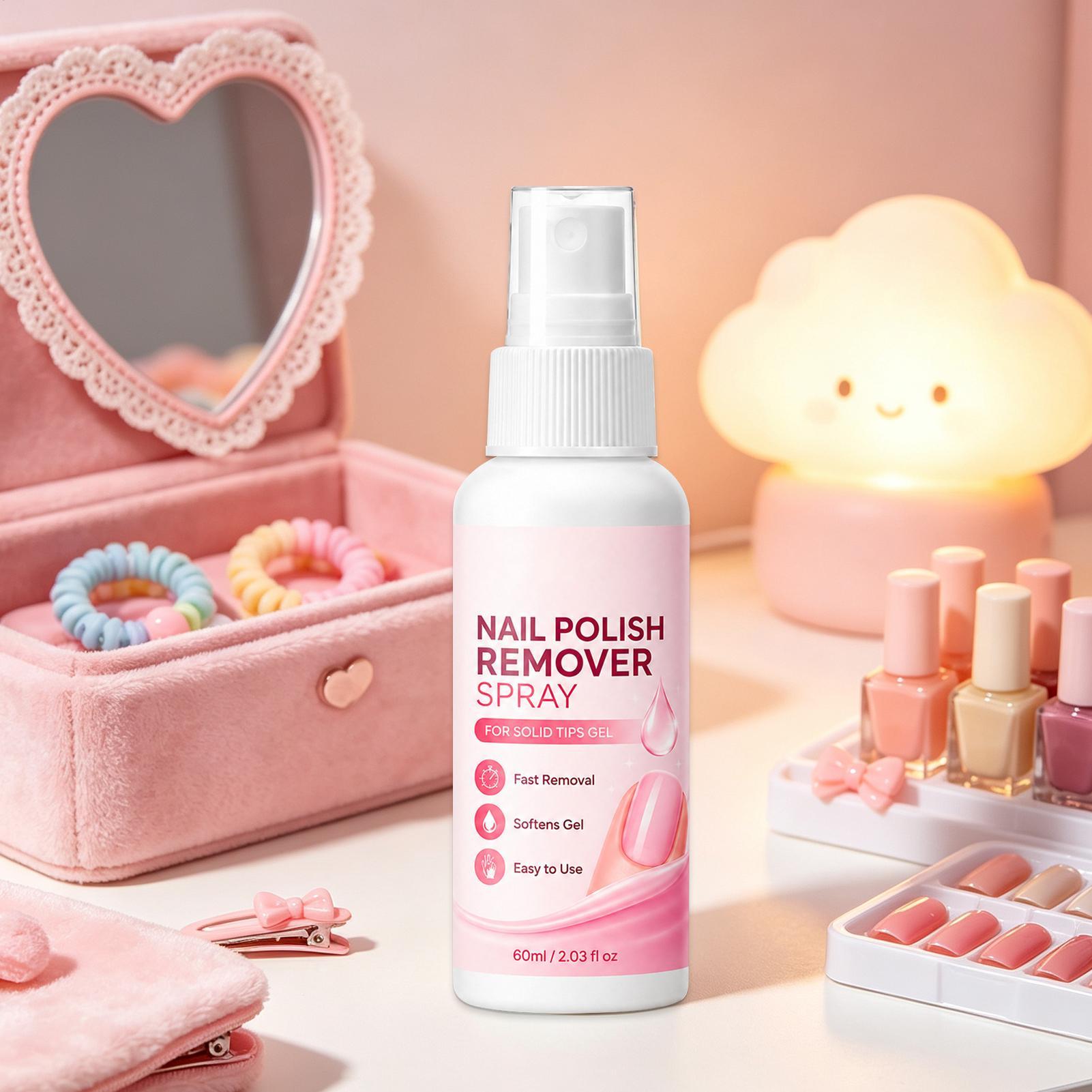 60ml ネイルリムーバースプレー つけ爪用 人工爪チップ用 - Nail Art Gel Polish のレビューと価格