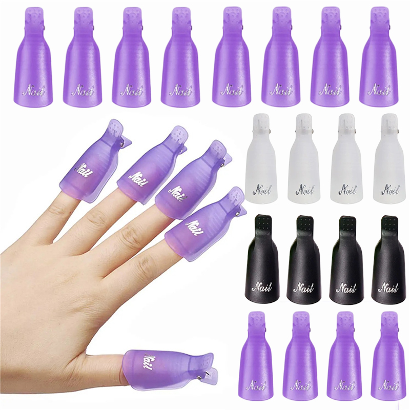 10個入り プラスチック製 アクリルネイルアート ソークオフ - Nail Art Gel Polish のレビューと価格