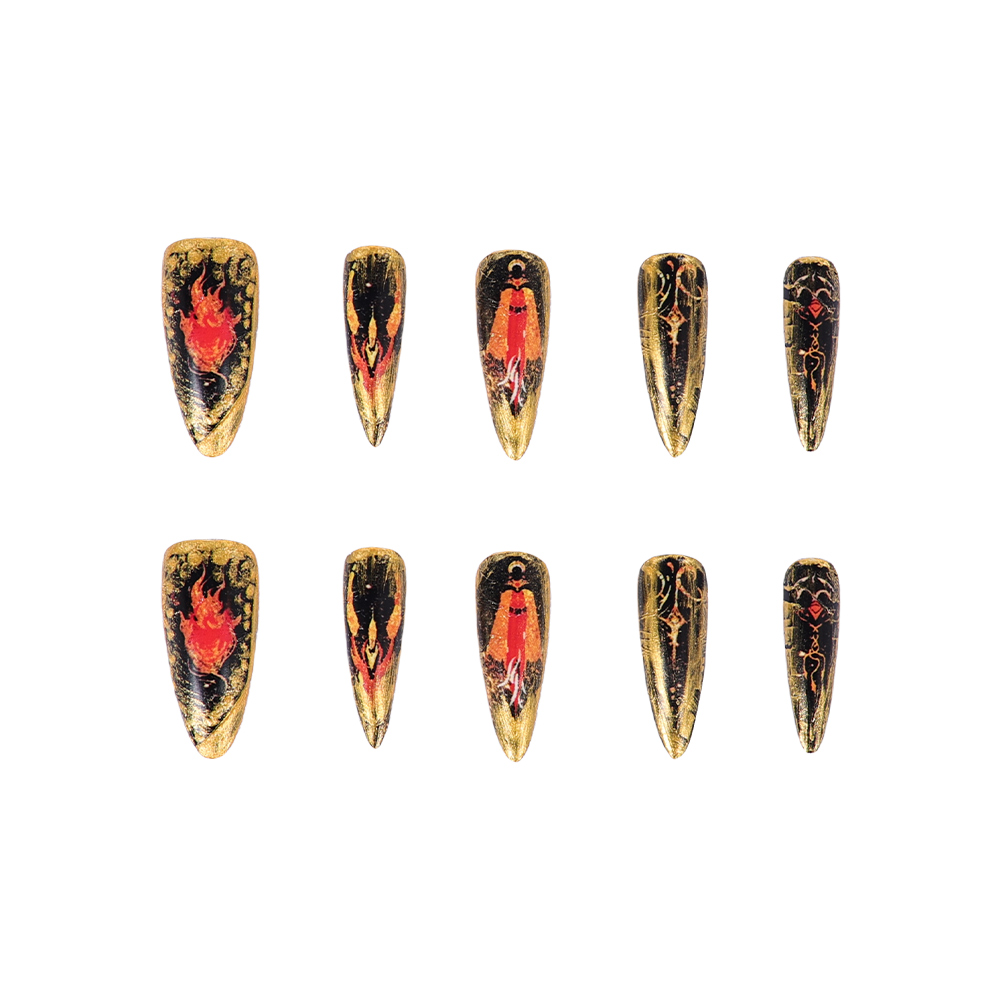 ファンタジア中世女王レイナ ネイルアートチップ コスプレ フ - Nail Art Queen のレビューと価格