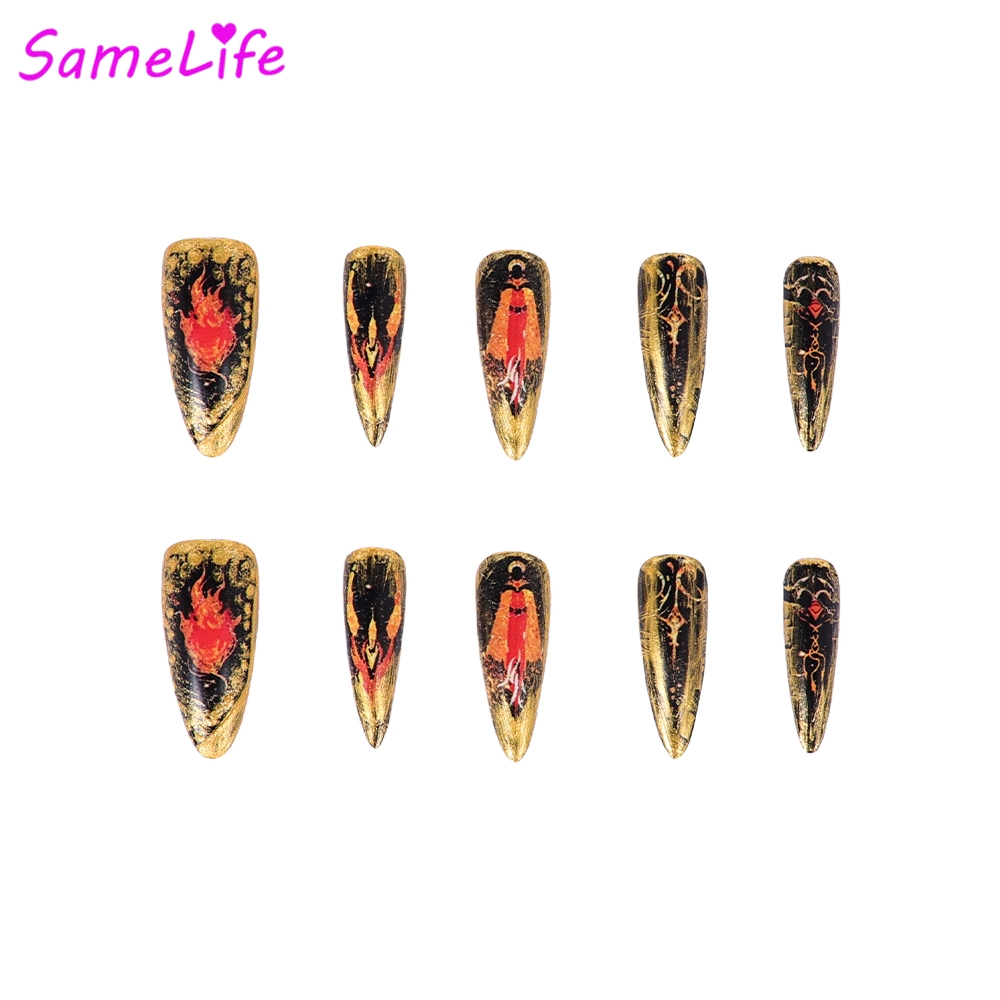 中世の女王レイナのネイルアートチップ、コスプレ、ロールプレイ - Nail Art Queen のレビューと価格